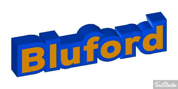 Bluford Effet de texte