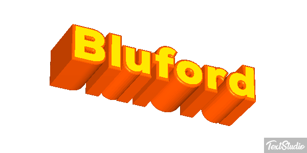 Bluford Effet de texte