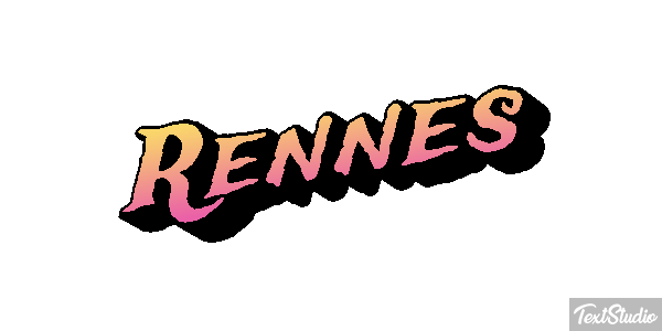Rennes Tekst effect