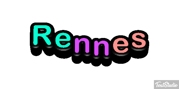 Rennes Tekst effect
