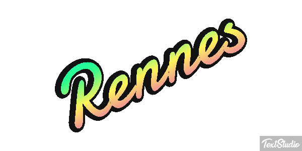 Rennes Tekst effect