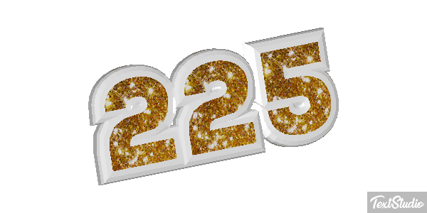 225 Tekst effect