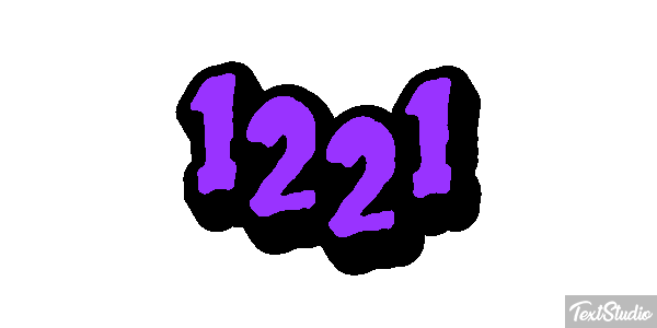 1221 Tekst effect