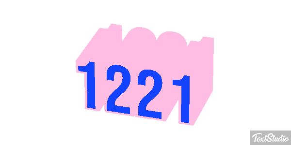 1221 Tekst effect