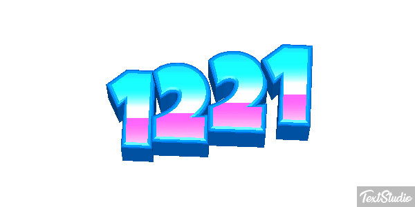 1221 Tekst effect