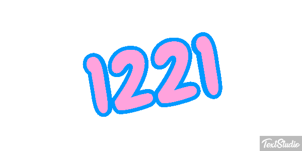 1221 Tekst effect