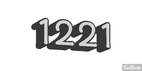 1221 Tekst effect