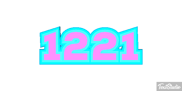 1221 Tekst effect