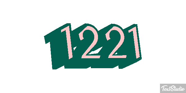 1221 Tekst effect