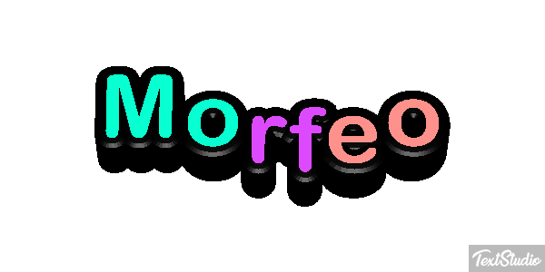 Morfeo Effetto testo