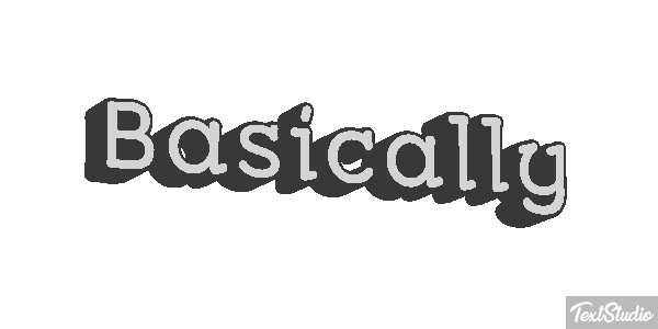 Basically Text effect
