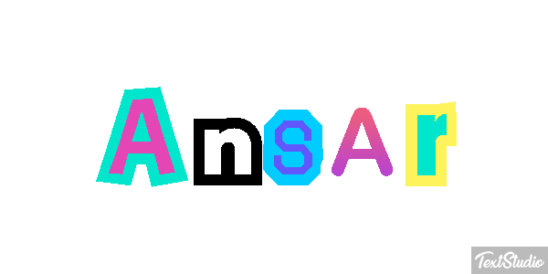 Ansar Text effect