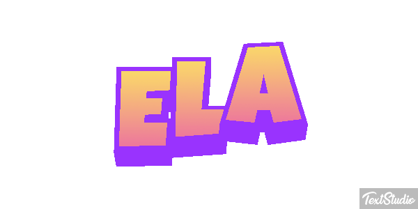 Ela Tekst effect
