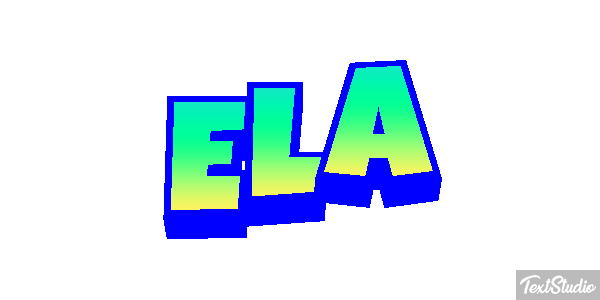 Ela Tekst effect
