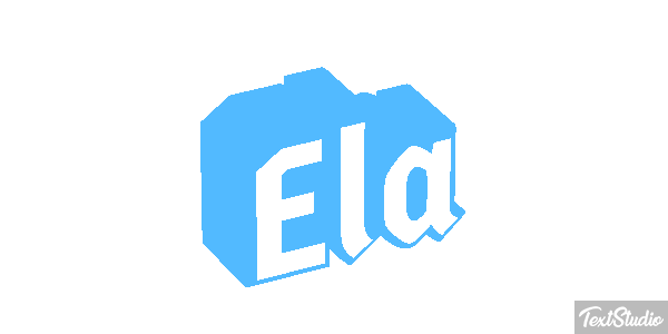 Ela Tekst effect
