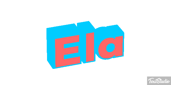Ela Tekst effect