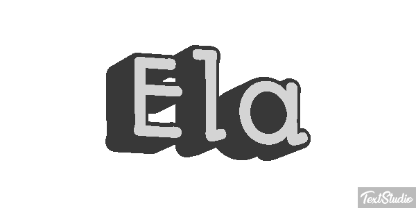 Ela Tekst effect