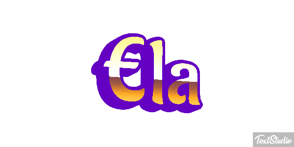 Ela Tekst effect