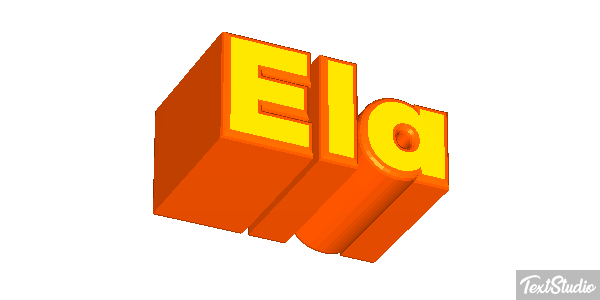 Ela Tekst effect