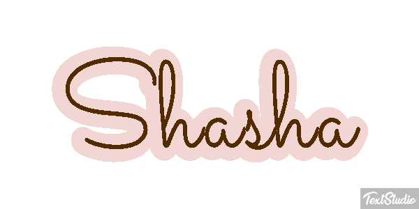 Shasha Текстовый эффект