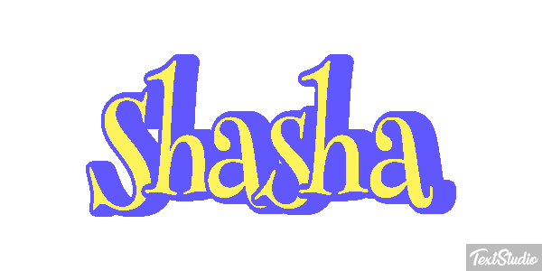 Shasha Текстовый эффект