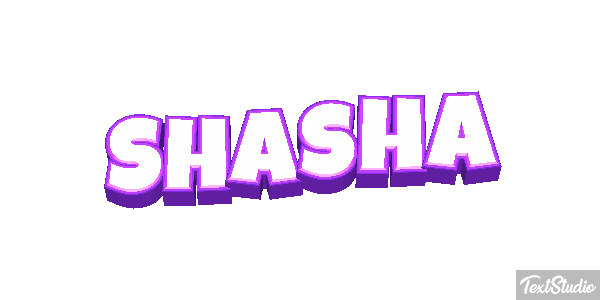 Shasha Текстовый эффект