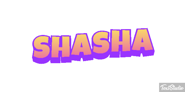 Shasha Текстовый эффект
