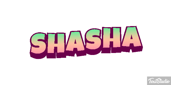 Shasha Текстовый эффект