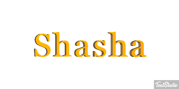 Shasha Текстовый эффект