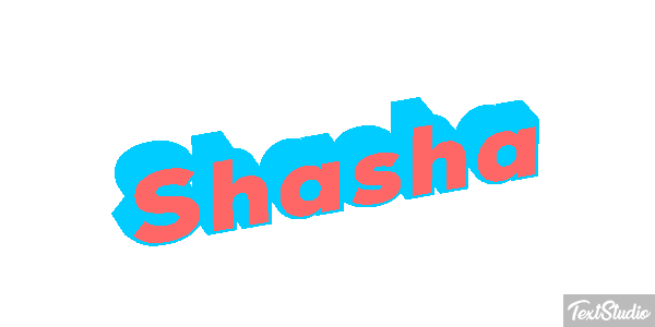 Shasha Текстовый эффект