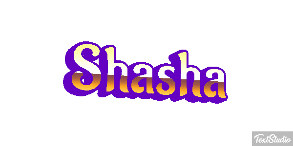 Shasha Текстовый эффект