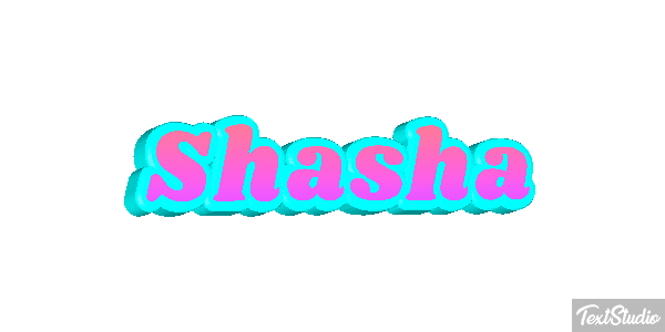 Shasha Текстовый эффект