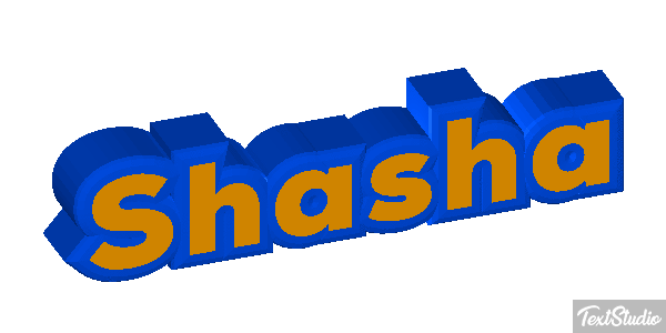 Shasha Текстовый эффект