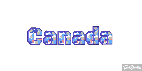 Canada Text effect