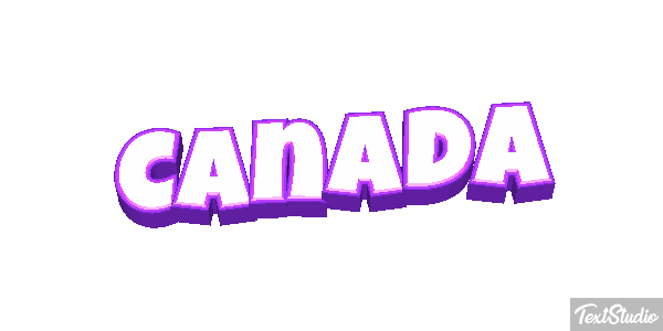 Canada Text effect