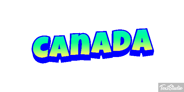 Canada Text effect