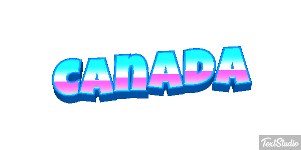 Canada Text effect