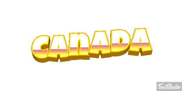 Canada Text effect
