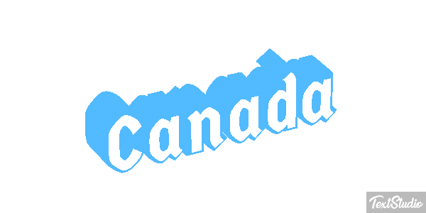 Canada Text effect