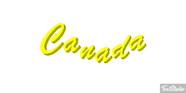Canada Text effect
