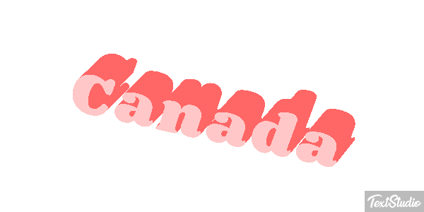 Canada Text effect