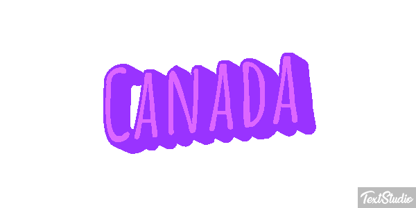 Canada Text effect