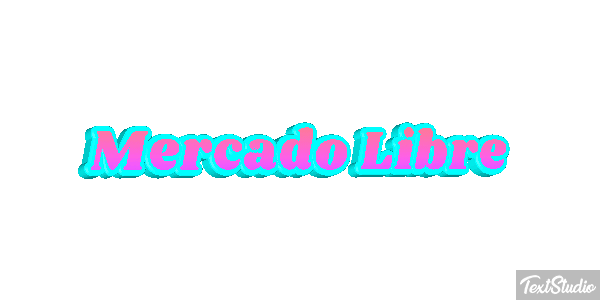 Mercado Libre Text effect