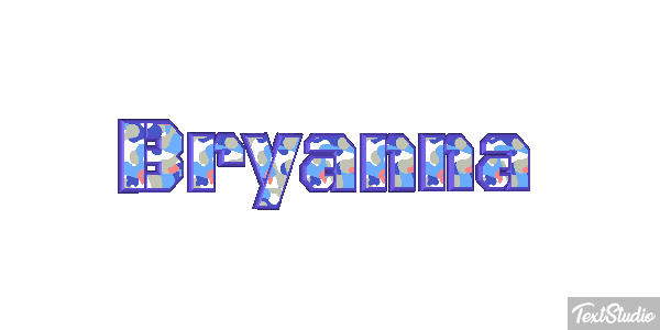 Bryanna Tekst effect