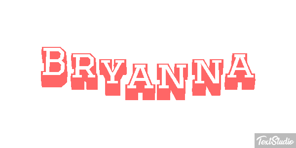 Bryanna Tekst effect