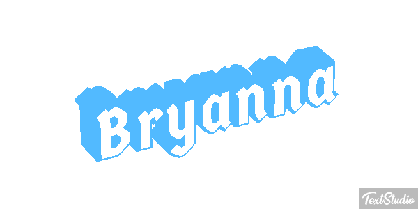 Bryanna Tekst effect