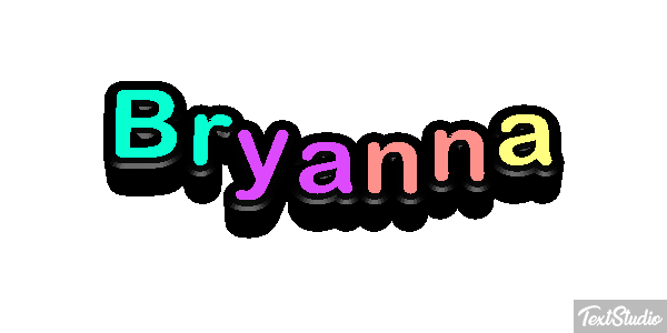Bryanna Tekst effect