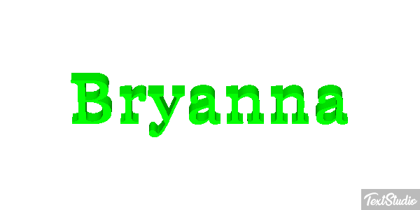 Bryanna Tekst effect