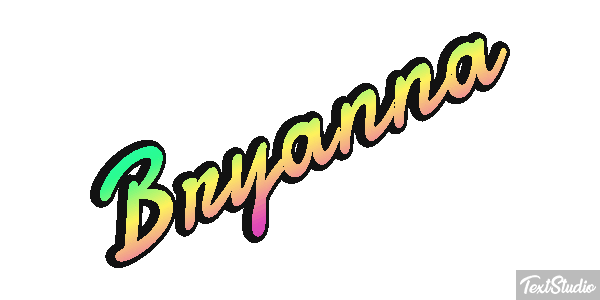 Bryanna Tekst effect