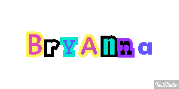 Bryanna Tekst effect